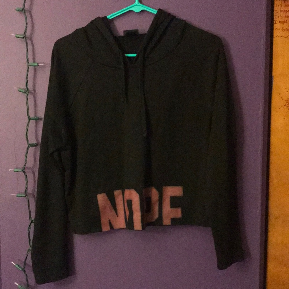 Rue21 hooded crop top